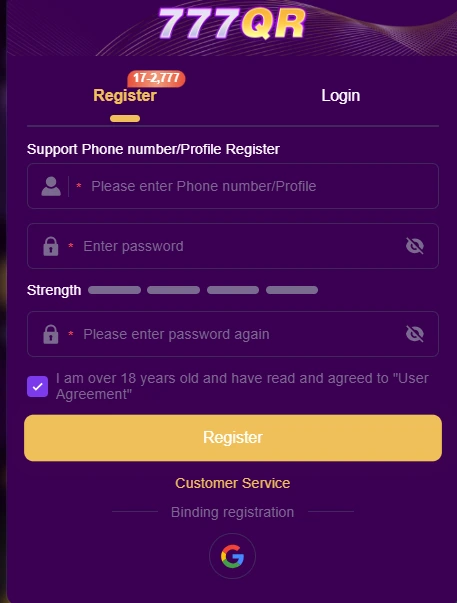 777qr game banner 1