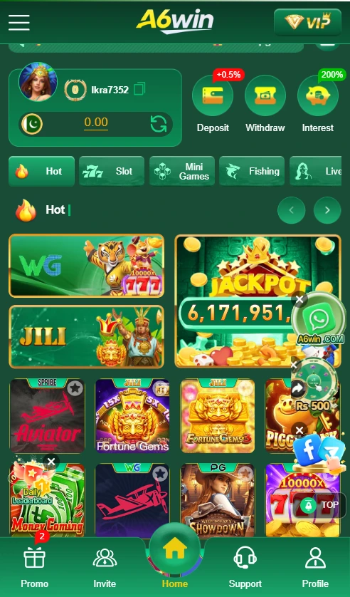 a6win game